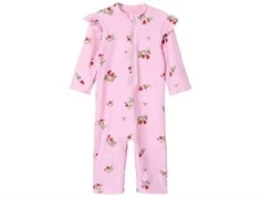 Lyserød UV-badedragt med jordbærprint fra Name It 13226591 fragrant lilac